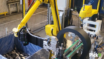 Automotive Parts Manufacturer Increases Production Efficiency with 3D Robot Vision Solution