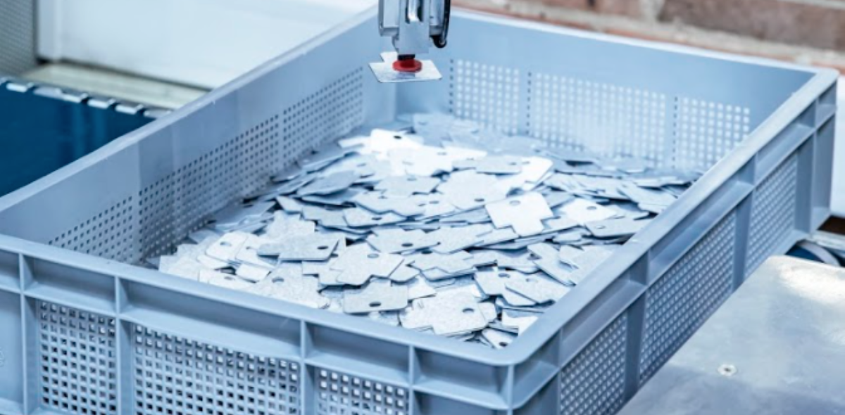Bin picking sheet metal – case study - Pickit 3D - robot vision made easy